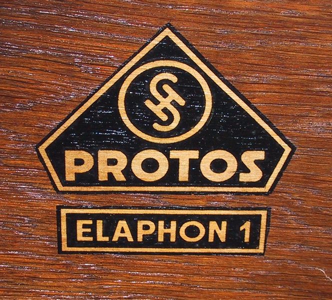 Datei:D 1930 Siemens Protos Elaphon 1 Typenschild.jpg